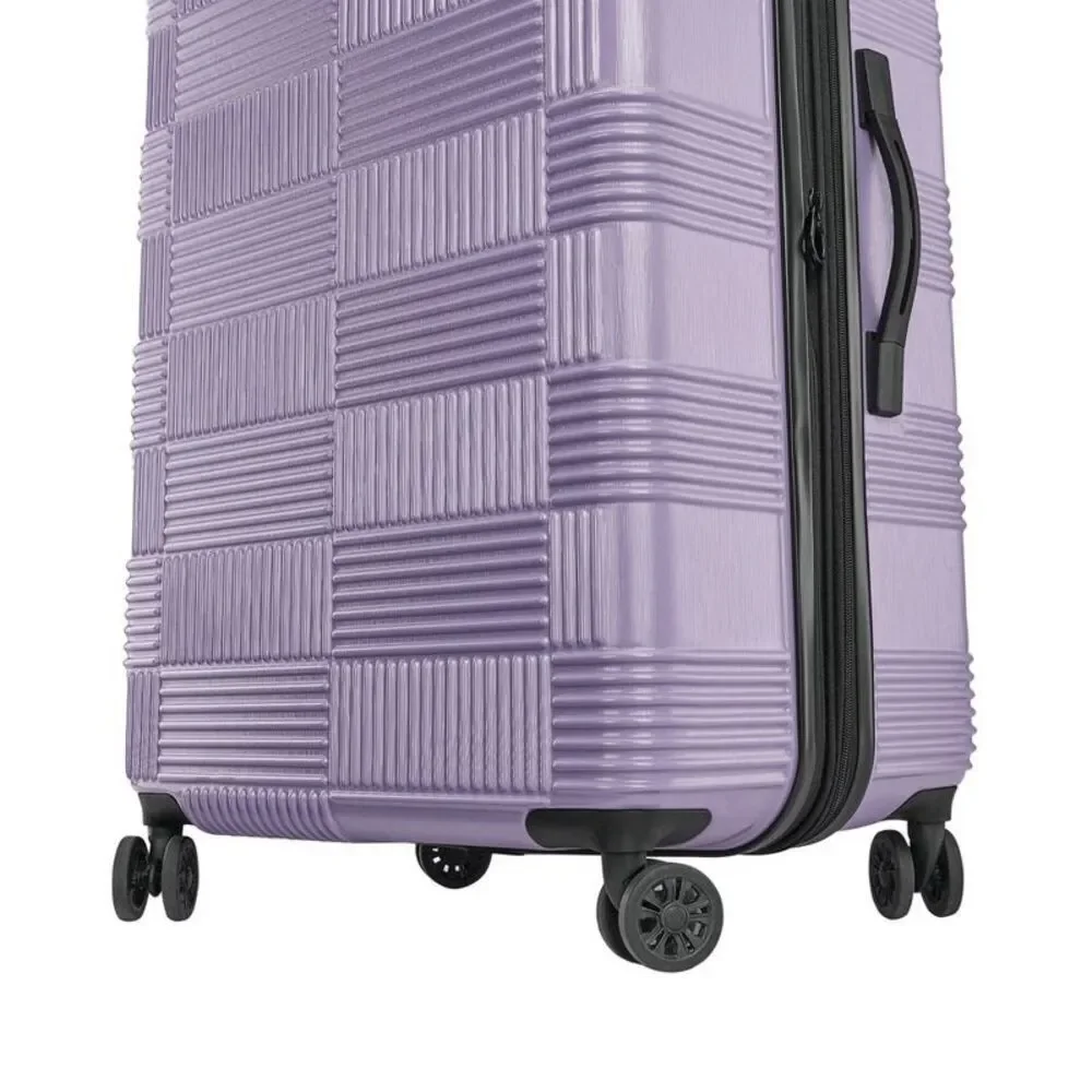 American Tourister -  NXT Hardside Large Checked Spin Lilac